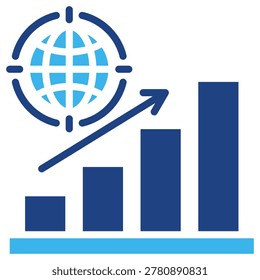Global Ambition Icon Element For Design