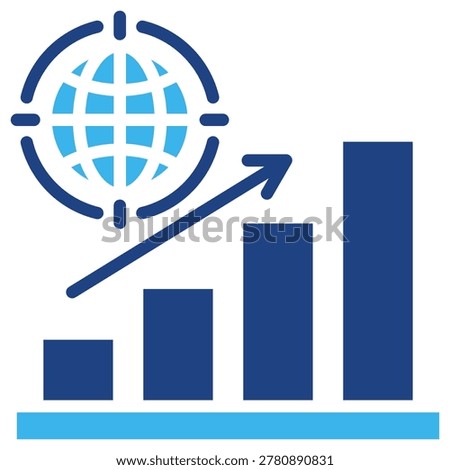 Global Ambition Icon Element For Design