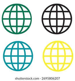 Global Blogger Reach Icon – Minimal Vector
Flat icon showing a blogger’s worldwide influence with a stylized globe and signal lines.
