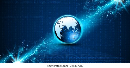 Global Blue Background Stock Vector (Royalty Free) 725837782 | Shutterstock