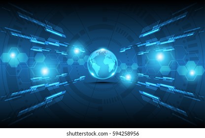 Global business abstract technology background