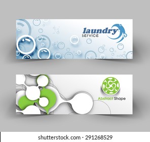 Global Business Ad, Web Banner & Header Layout Template.