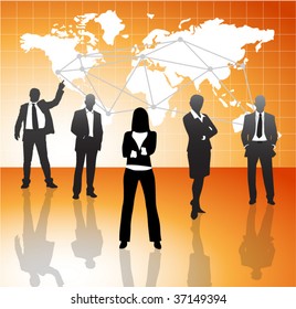 Global business concept