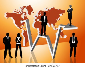 Global business concept