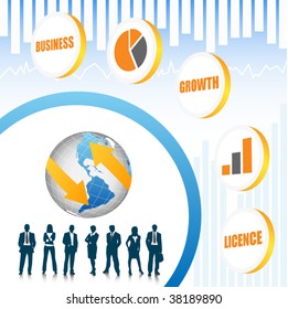 Global business concept