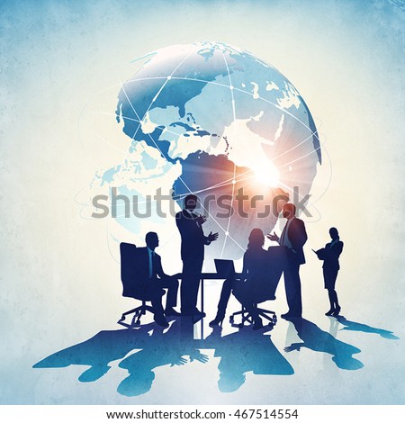 Global Business. Concept business illustration.