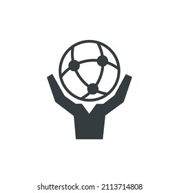 Global business dear icon, vector global business dear icon, vector illustration