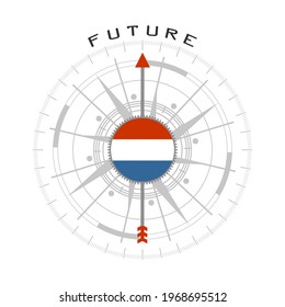 Global business and economic growth concept illustration