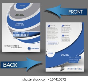 Global Business Front & Back Flyer Template