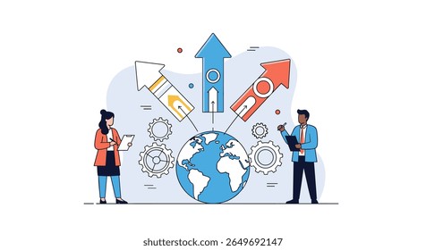 Global business growth strategy and international market expansion opportunities for companies seeking to elevate their performance