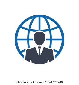 Global business icon