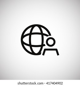 Global business icon