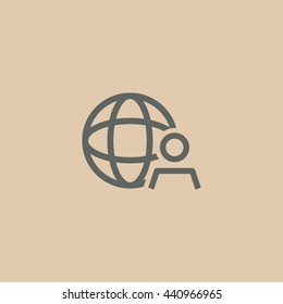 Global business icon
