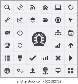 global business icon. development, soft icons universal set for web and mobile