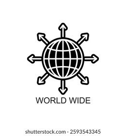 global business icon , global finance icon