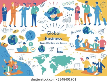 Global Business Illustration Material Collection