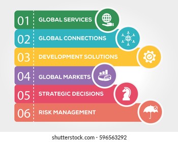 Global Business Infographic Concept