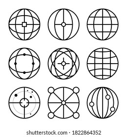 Global business line icons set.vector graphics design.
Elements for mobile concept and web apps.