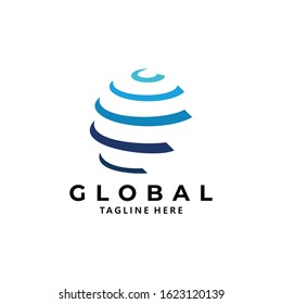 global business logo icon vector isolated