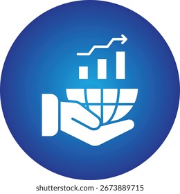 Global Business sinle vector icon illustration