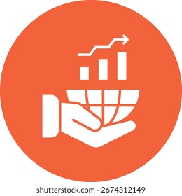 Global Business sinle vector icon illustration
