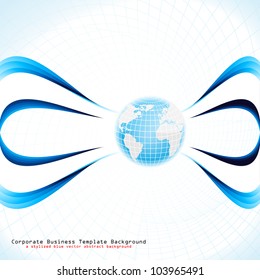 Negocios globales. Vector.