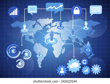Global Business Vektor