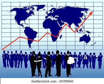 global business vector