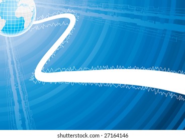Global business. Vector.