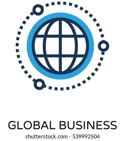 Global Business Vector Icon