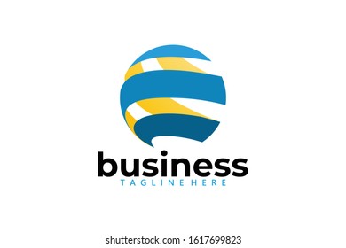 global circle logo icon vector isolated