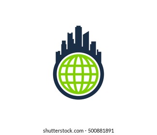 Global City Logo Design Template