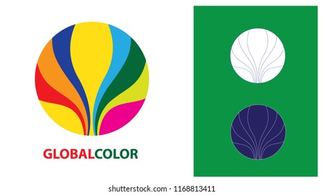 Global Color Vector Logo Design