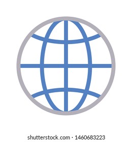 global colour line vector icon