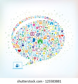Global communication concept