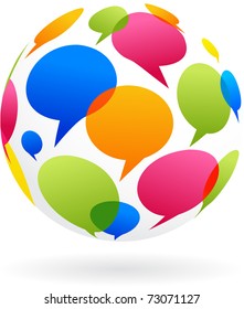 Global communication concept image