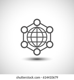 Global communication element.