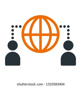 global communication icon
