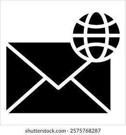 Global Communication Icon Element For Design