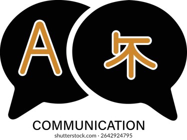 Global Communication icon set global communication, worldwide, internet, connection, message,