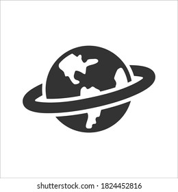 Global Communication Icon, vector graphics