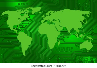 global communication - international internet connectivity
