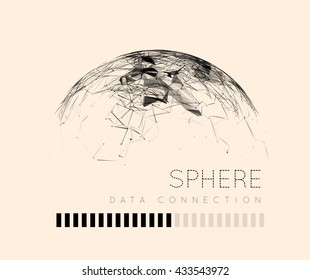 Global communication in the sphere form