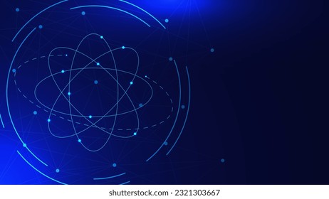 Global communication technology concept with lines connection. Abstract futuristic technology for social networking and network connection background. Vector illustration.