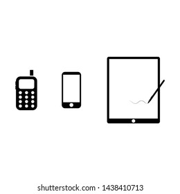 Global communication technology vector icon