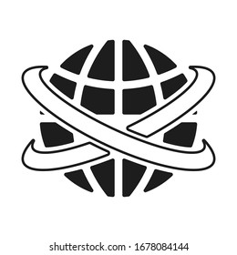Global communication-place-people and internet icon/ editable vector work.