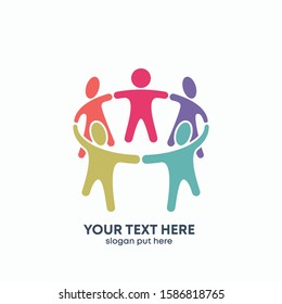 Global Community Logo Icon Elements Template. Community human Logo template vector. Community health care. Abstract Community logo - vector