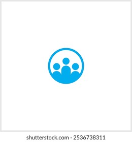 Plantilla de Elementos de iconos de logotipo de comunidad global. Logotipo humano comunitario Vector de Plantilla