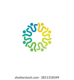 Global Community Logo Icon Elements Template. Community human Logo template vector. Community health care. Abstract Community logo	