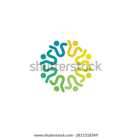 Global Community Logo Icon Elements Template. Community human Logo template vector. Community health care. Abstract Community logo	
